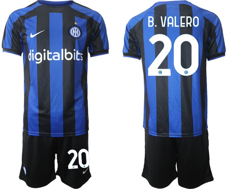 Men 2022-2023 Club Inter Milan home blue #20 Soccer Jersey->ac milan jersey->Soccer Club Jersey